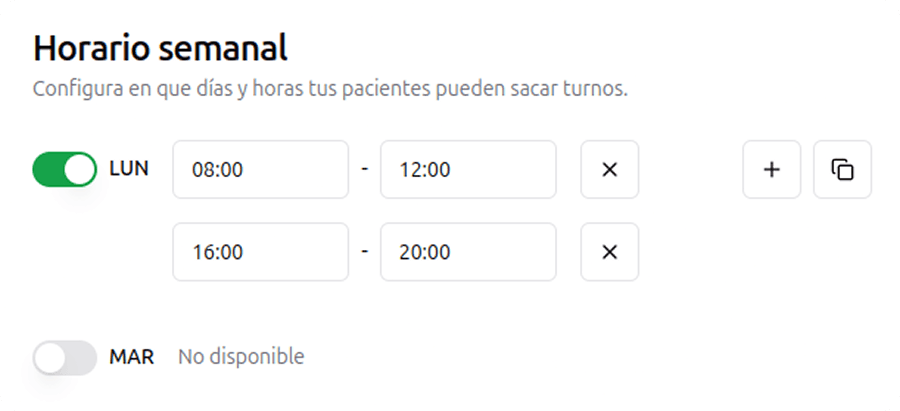 Disponibilidad flexible y sin complicaciones