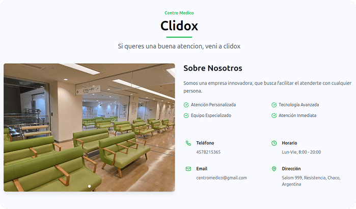 Sé Visible. Sé Profesional. Sé Clidox.
